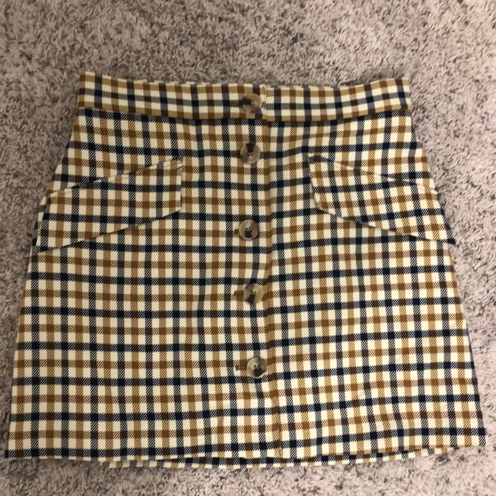 Plaid skirt